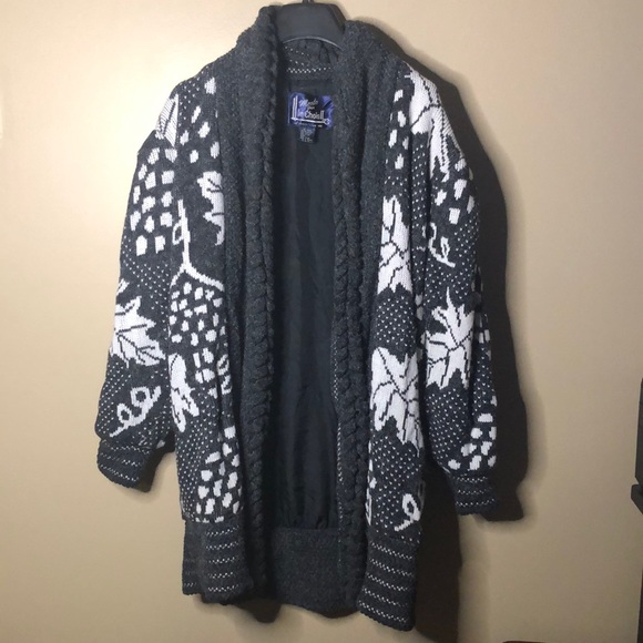 Monto por le chois heavy chunky knit cardigan - Picture 1 of 6